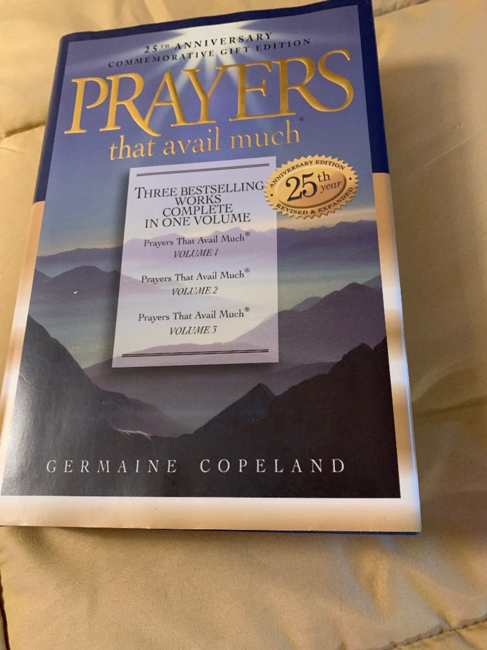 25th Anniversary Commemorative gift edition book by Germaine Copeland- pre-owned